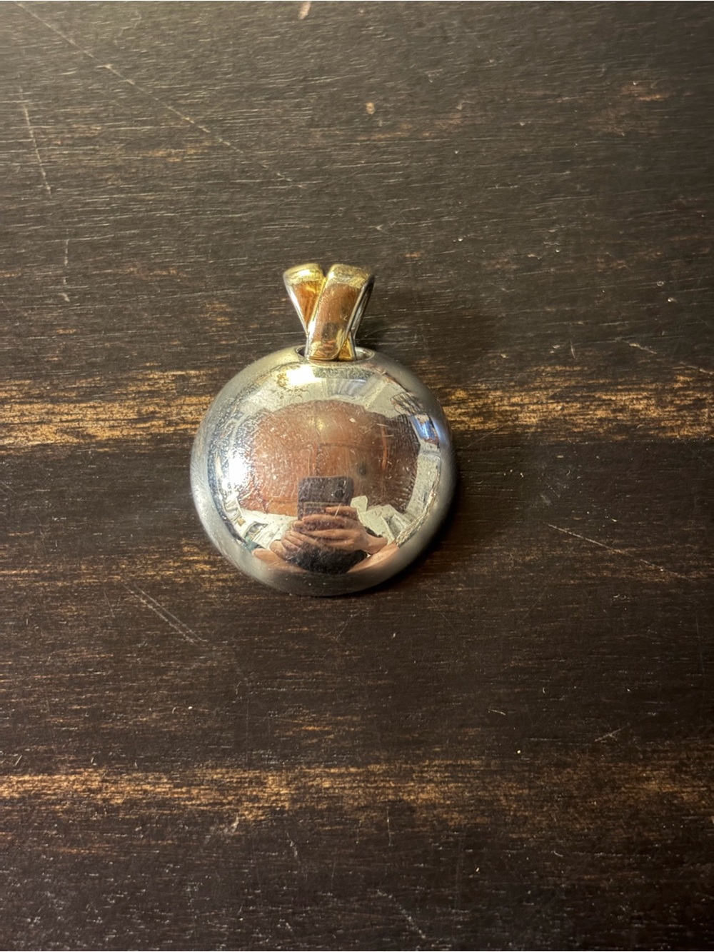 Silver and Gold Pendant